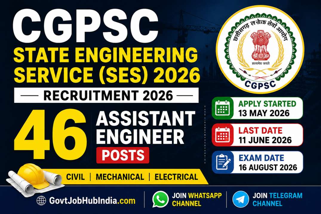 CGPSC SES Recruitment 2026