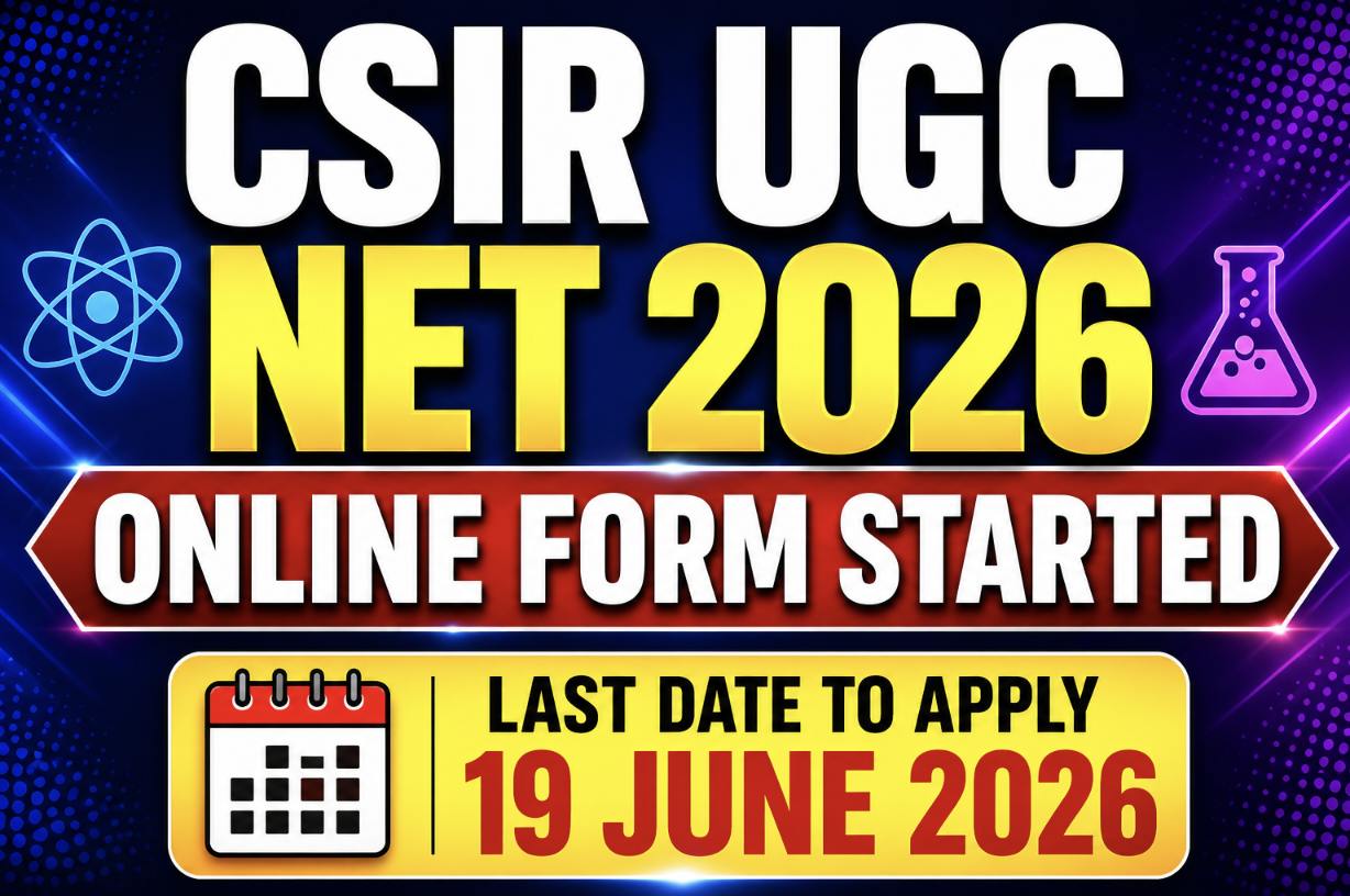 CSIR UGC NET June 2026 Online Form