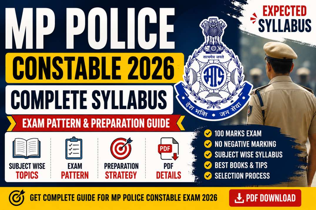 MP Police Constable Syllabus 2026