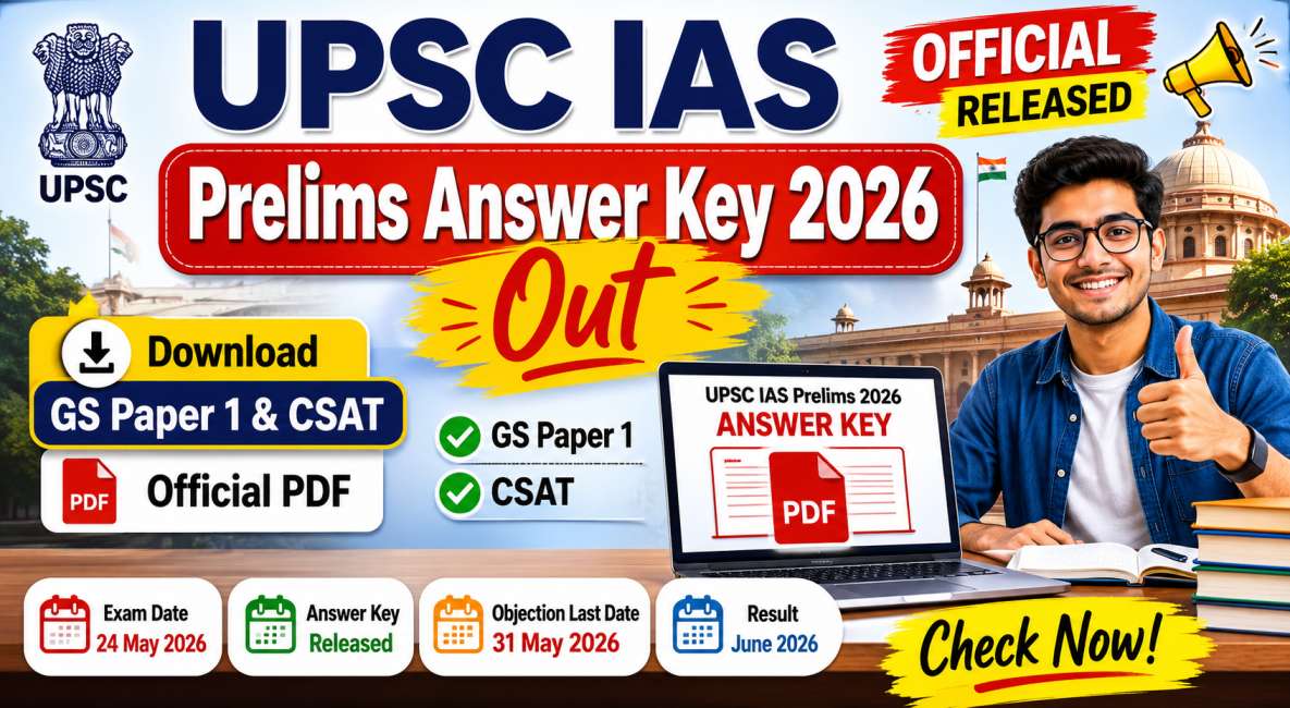 UPSC IAS Prelims Answer Key 2026