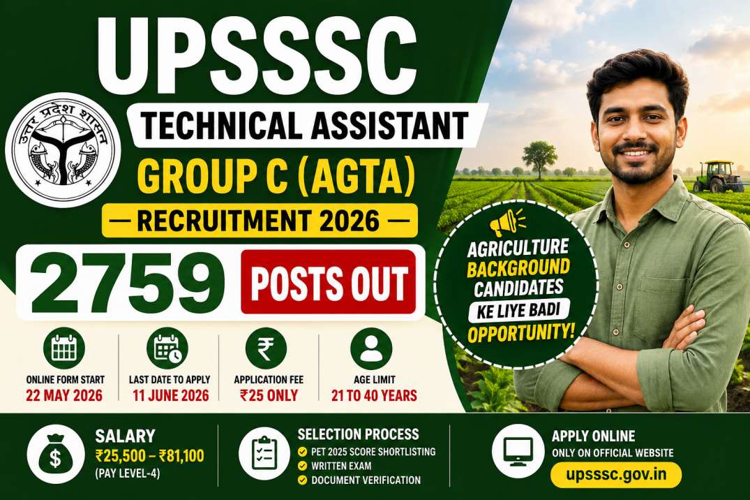 UPSSSC Technical Assistant Recruitment 2026