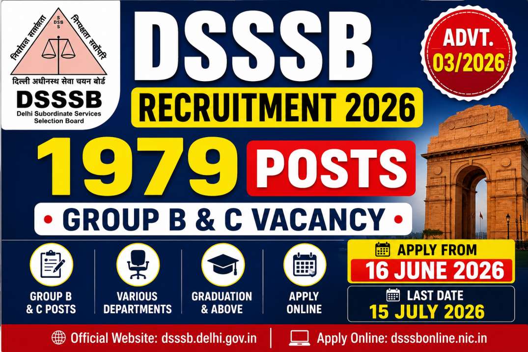 DSSSB Recruitment 2026