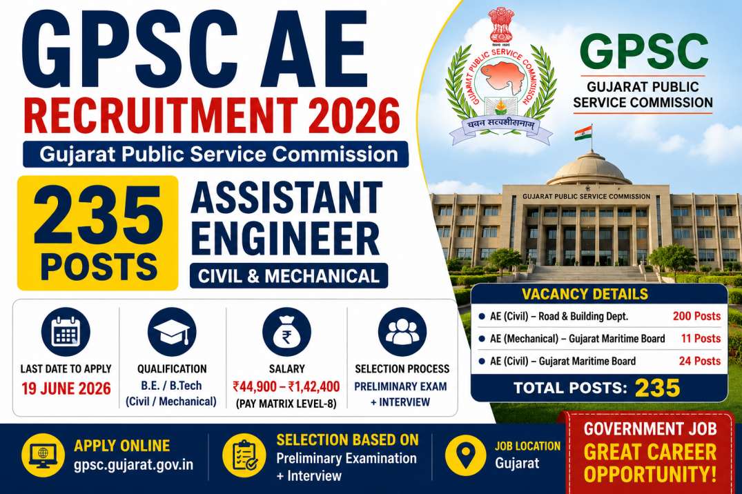 GPSC AE Recruitment 2026