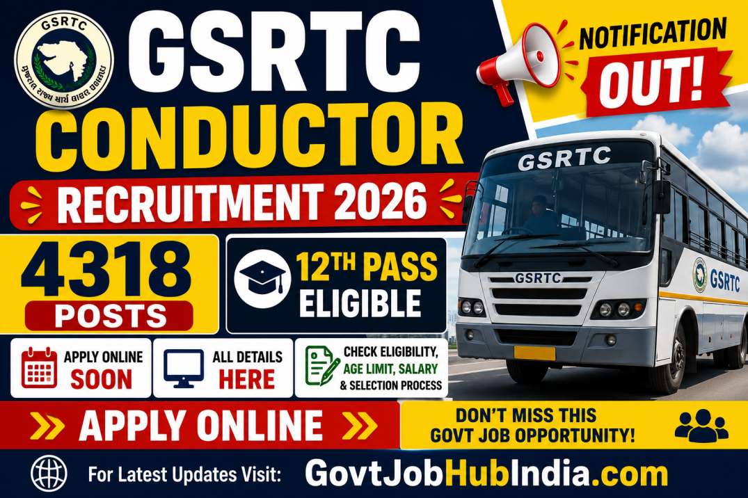 GSRTC Conductor Recruitment 2026