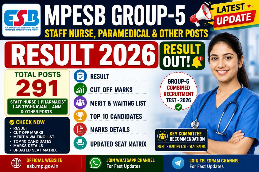 MPESB Group 5 Result 2026