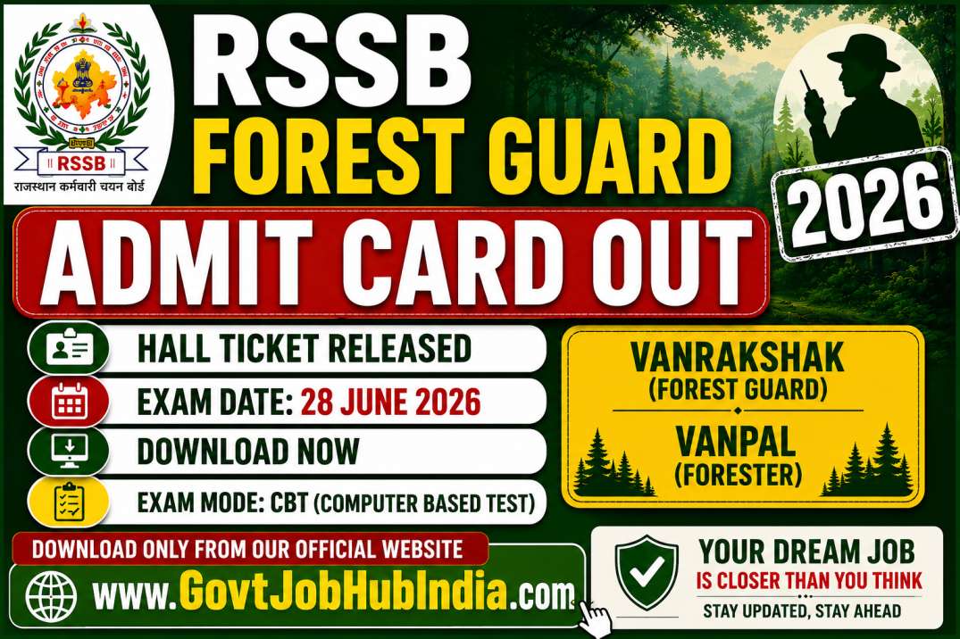 RSSB Forest Guard Admit Card 2026