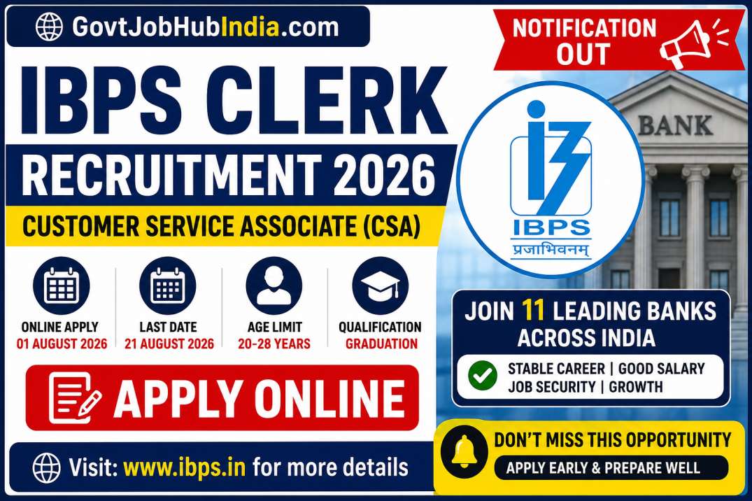 IBPS Clerk Recruitment 2026