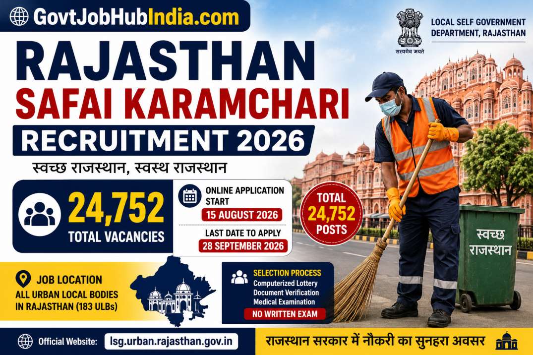 Rajasthan Safai Karamchari Recruitment 2026