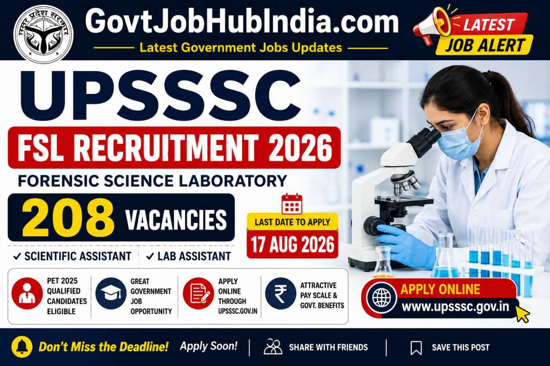 UPSSSC FSL Recruitment 2026