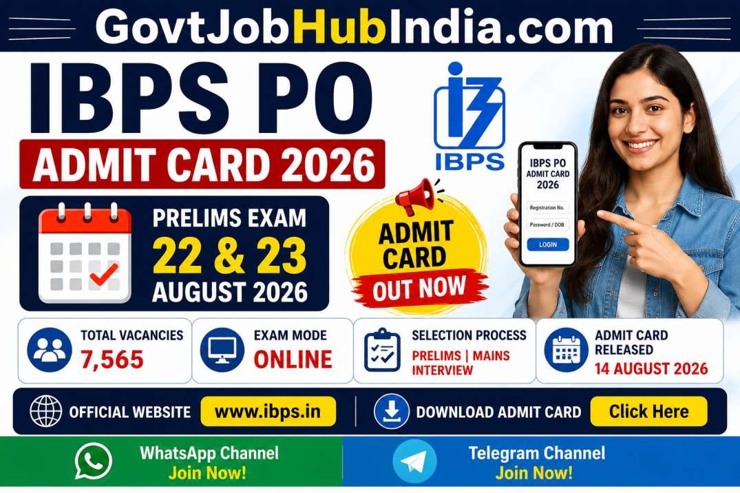 IBPS PO Admit Card 2026
