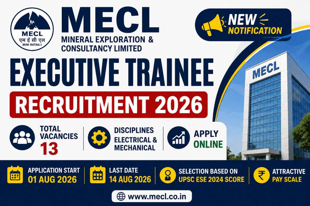 MECL Executive Trainee Recruitment 2026