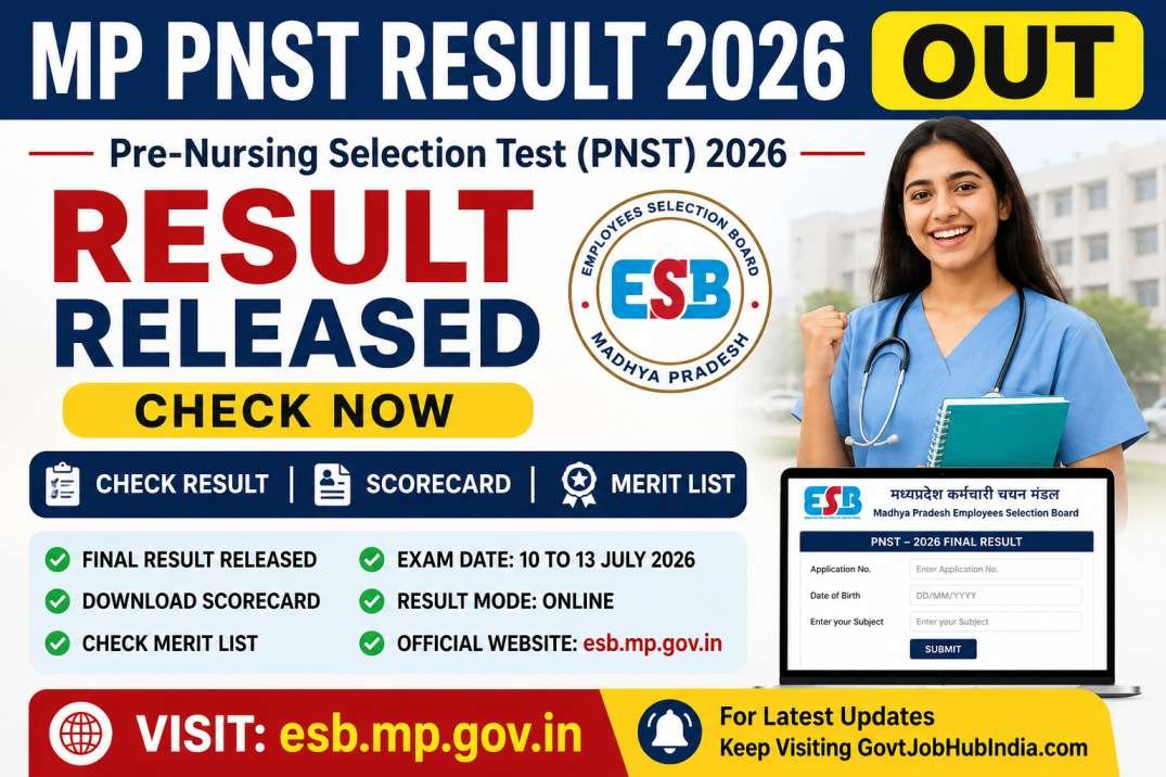 MP PNST Result 2026