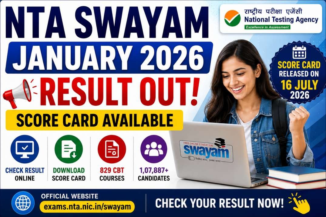 NTA SWAYAM January 2026 Result