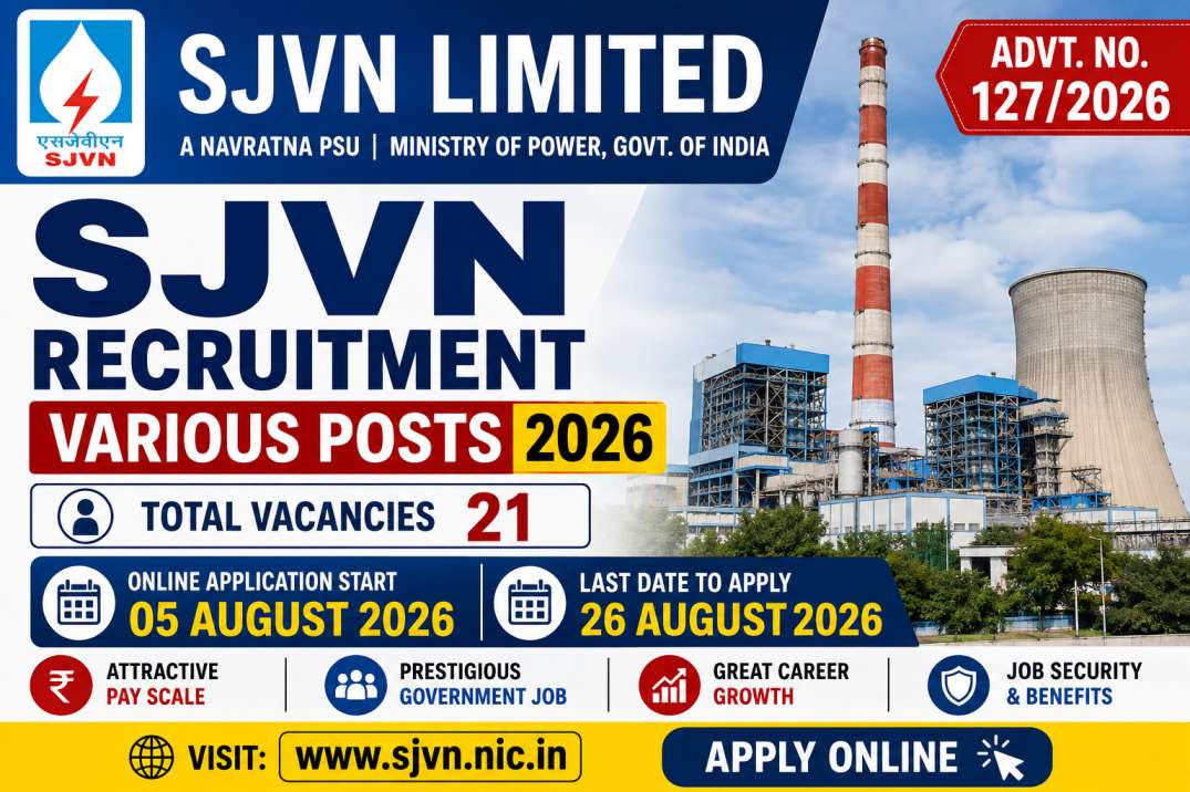 SJVN Limited Recruitment 2026