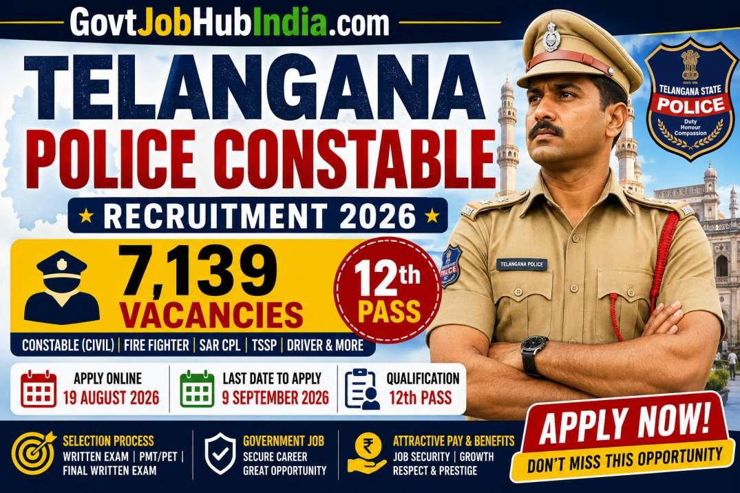 Telangana Police Constable Recruitment 2026