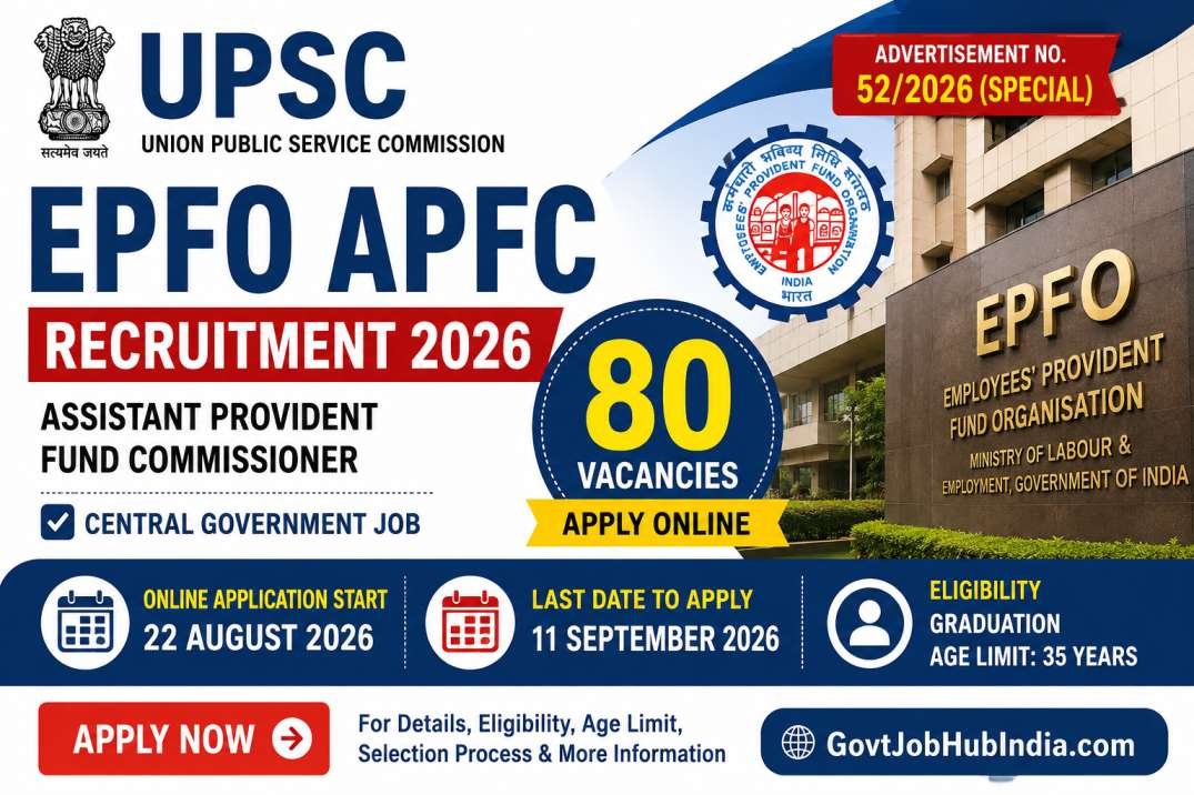 UPSC EPFO APFC Recruitment 2026