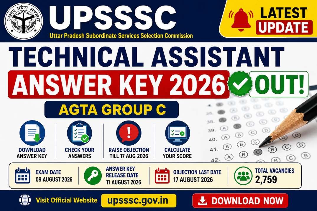 UPSSSC Technical Assistant Answer Key 2026