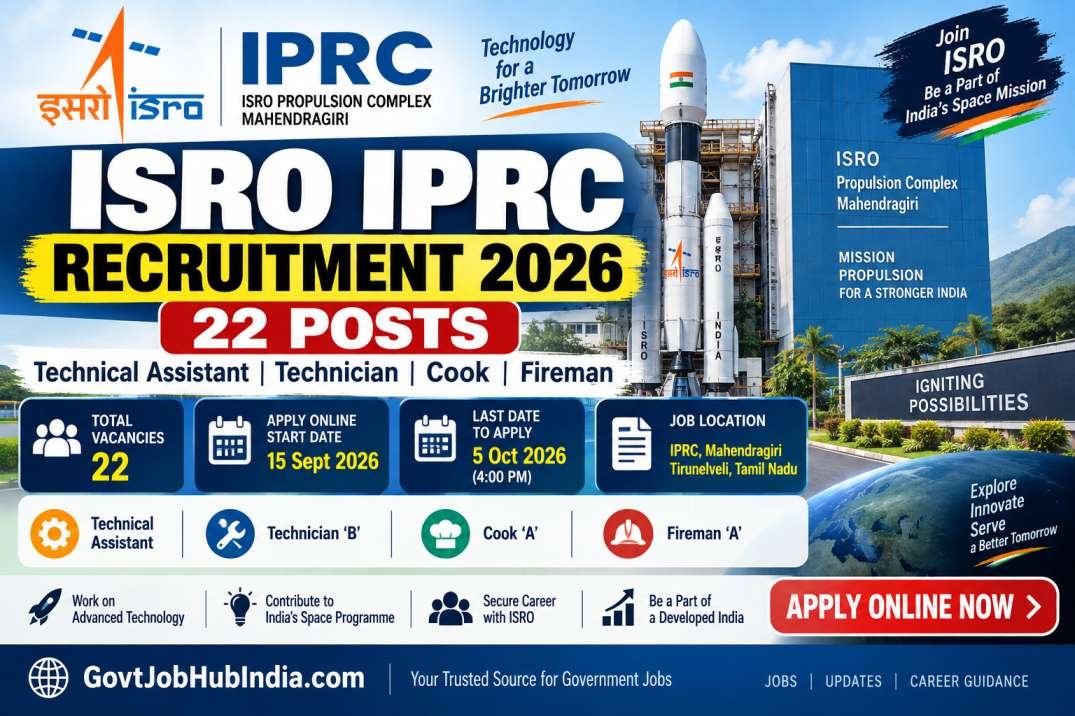 ISRO IPRC Recruitment 2026