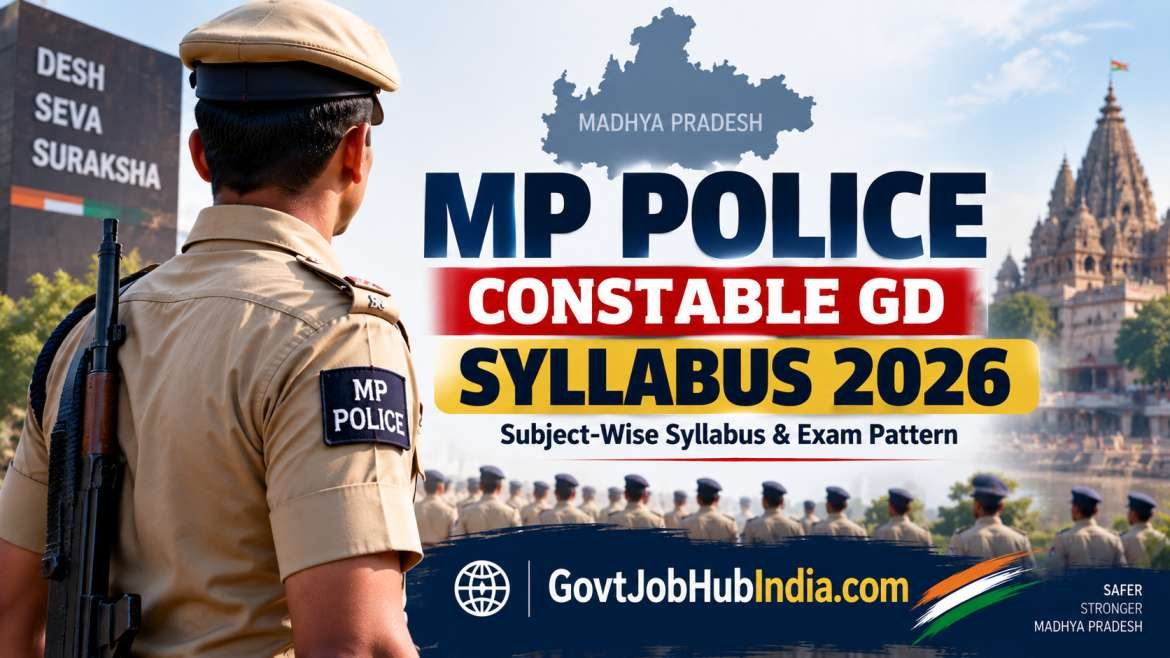 MP Police Constable Syllabus 2026