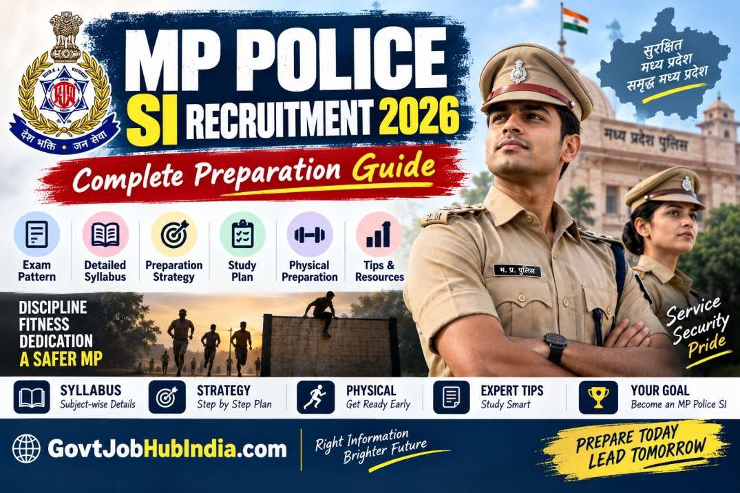 MP Police SI Preparation 2026