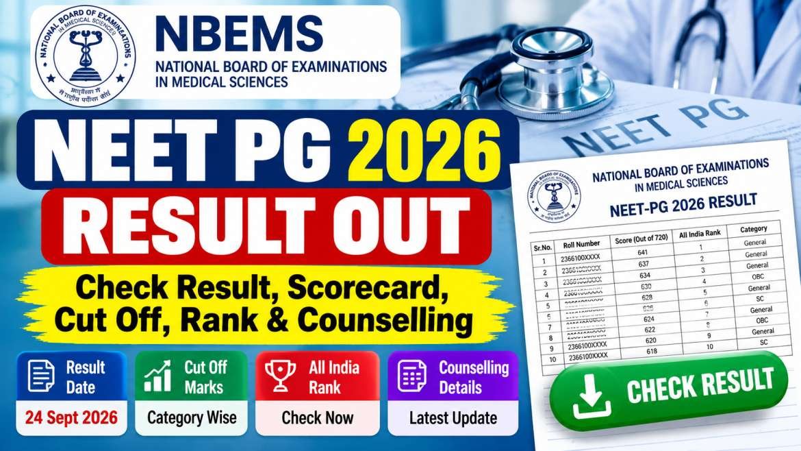 NEET PG Result 2026 Out