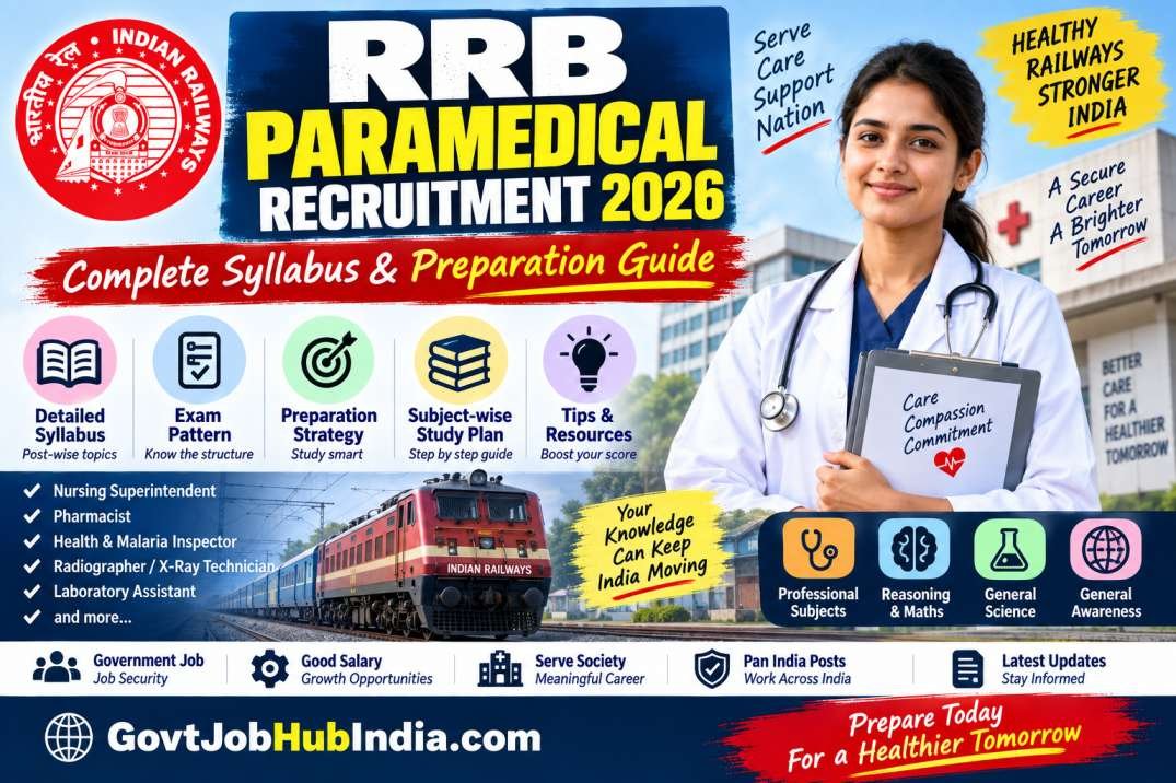 RRB Paramedical Recruitment 2026