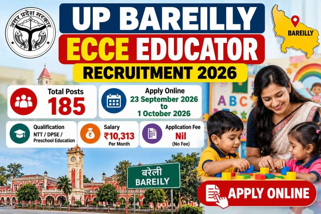 UP Bareilly ECCE Educator Recruitment 2026